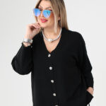 Sweterek-damski-plus-size-zapinany-na-guziki-czarny (3)