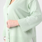 Sweterek-damski-plus-size-zapinany-na-guziki-miętowy (3)