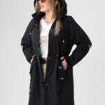 czarna-cienka-kurtka-parka-plus-size-przejściowa-elegancka (5)