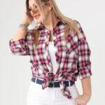 koszula-w-krate-damska-duze-rozmiary-amarantowo-bezowa (5)