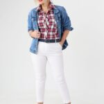 koszula-w-krate-damska-duze-rozmiary-amarantowo-bezowa (6)