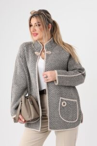 Kardigan damski duże rozmiary