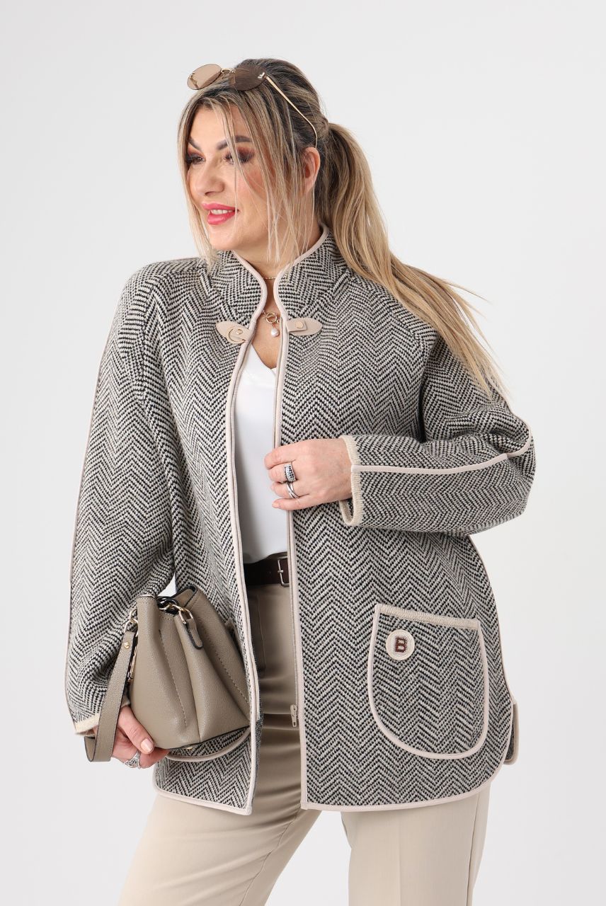 Kardigan damski duże rozmiary