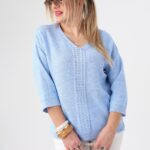 Bluzka sweterkowa plus size elegancka