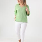 sweterek-plus-size-z-rekawem-3-4-zielony (5)