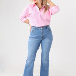 Spodnie dzwony plus size jeansowe z szerokimi nogawkami 44-54