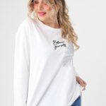 Bluzka damska XXL biała – duże rozmiary