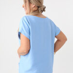 błękitna elegancka bluzka damska plus size 44-52 (2)