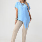 błękitna elegancka bluzka damska plus size 44-52 (3)