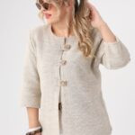 Sweter wiosenny plus size – lekka narzutka damska