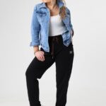 Spodnie dresowe plus size czarne – duże rozmiary