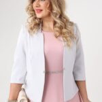 Żakiet damski duże rozmiary stylizacja wizytowa