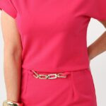 Sukienka wieczorowa dla puszystych fuksja 42-52