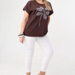 t-shirt-damski-plus-size-brazowy (1)