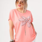 Bluzka damska duże rozmiary z nadrukiem