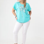 t-shirt-damski-plus-size-turkusowy (1)
