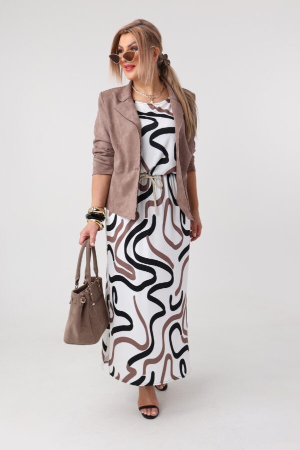 Sukienka damska XXL długa dzianinowa