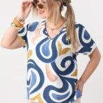 tshirt bluzka damska dla puszystych