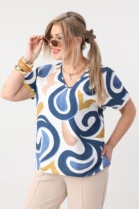 tshirt bluzka damska dla puszystych