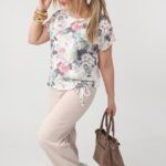 bluzka-z-gumka-na-dole-plus-size-w-kwiatki-zielona (4)