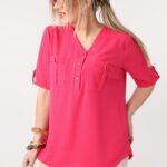 elegancka-bluzka-plus-size-z-krotkim-rekawem-amarantowa (3)