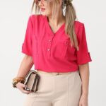 elegancka-bluzka-plus-size-z-krotkim-rekawem-amarantowa (5)