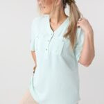 elegancka-bluzka-plus-size-z-krotkim-rekawem-mietowa (3)