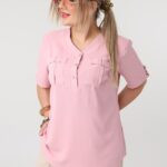 elegancka-bluzka-plus-size-z-krotkim-rekawem-rozowa (3)