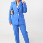 Elegancki garnitur damski plus size