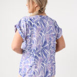 fioletowo-biała-bluzka-damska-plus-size-z-krótkim-rękawem 44-54 (2)