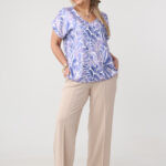 fioletowo-biała-bluzka-damska-plus-size-z-krótkim-rękawem 44-54 (5)