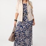 Sukienka damska XXL długa dzianinowa