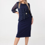 Elegancka sukienka XXL na wesele duże rozmiary