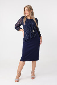 Elegancka sukienka XXL na wesele duże rozmiary
