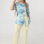 Komplet damski elegancki plus size