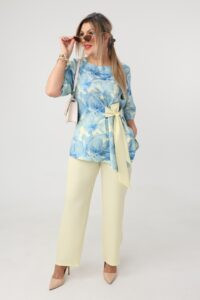 Komplet damski elegancki plus size