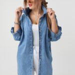 Koszula dżinsowa damska plus size