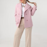 różowy płaszcz przejściowy plus size na guziki 42-46 (3)