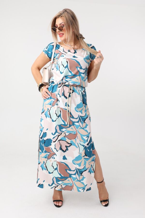 Sukienka damska XXL długa dzianinowa