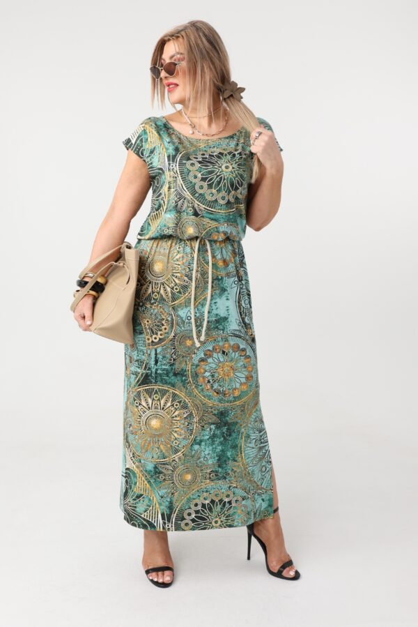 Sukienka damska XXL długa dzianinowa