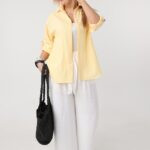 zolta-koszula-damska-duze-rozmiary-z-ozdobnymi-guzikami (4)