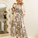 sukienka rozkloszowana plus size do pracy, sukienka luźna duży rozmiar 44-50 dla puszystych