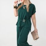 zwiewny-komplet-damski-plus-size-z-klamra-zielony 1