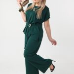 zwiewny-komplet-damski-plus-size-z-klamra-zielony 3