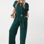 zwiewny-komplet-damski-plus-size-z-klamra-zielony 4