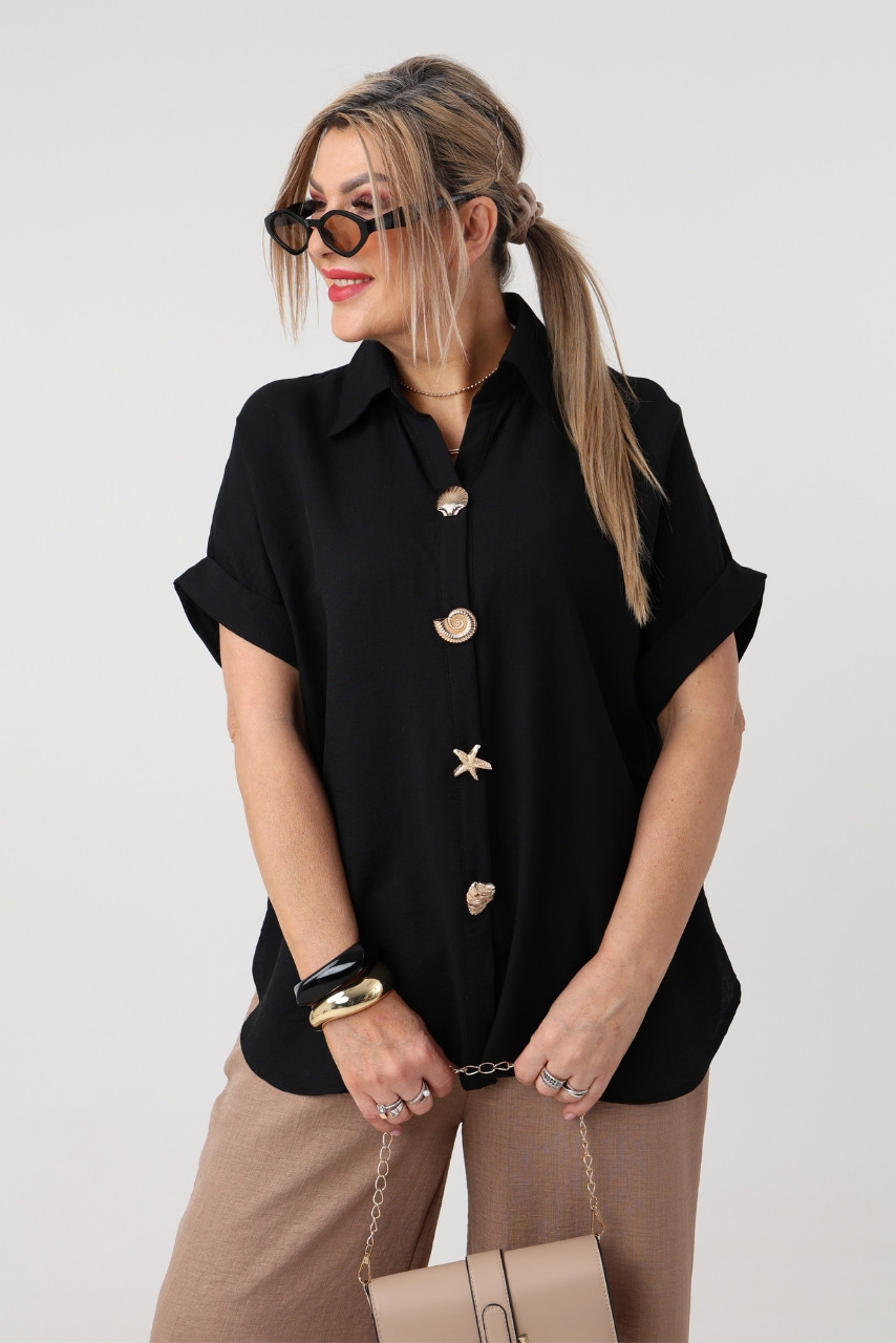 Bluzka damska duże rozmiary koszulowa styl casual