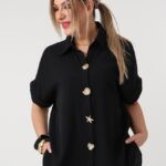 Bluzka damska duże rozmiary koszulowa styl casual (4)
