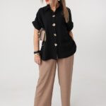Bluzka damska duże rozmiary koszulowa styl casual (5)