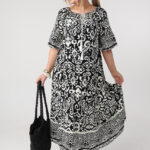 Boho-sukienka-letnia-maxi-plus-size-czarno-biała (5)