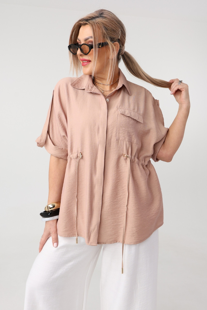 Bluzka damska duże rozmiary koszulowa styl casual
